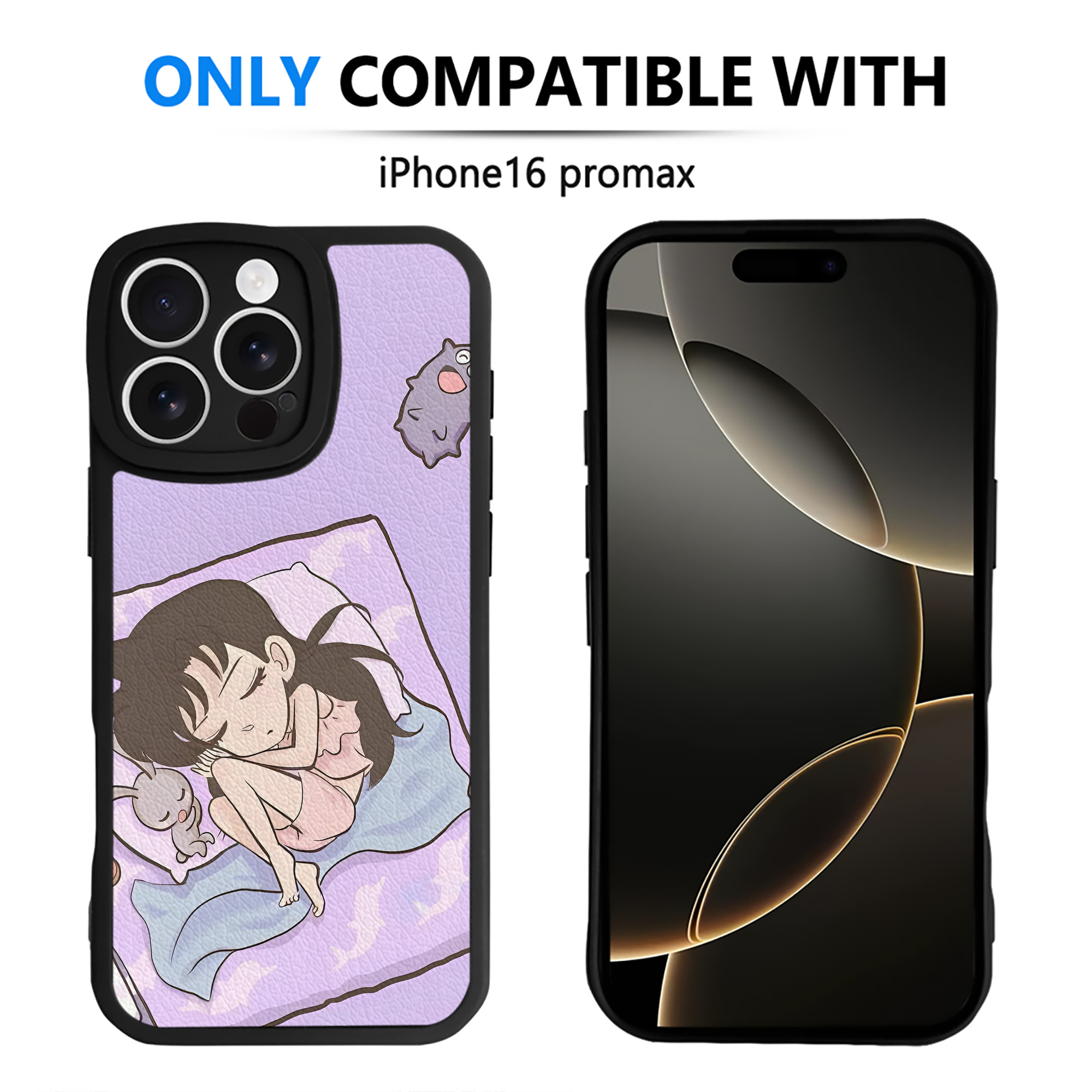 （画像用） 名探偵コナン Detective Conan 【iPhone 16シリーズ対応】シリコンスマホケース（レザー調） 材質：シリコン